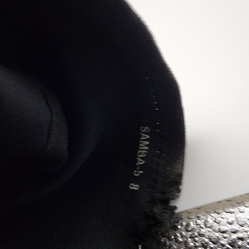 Aus 10 Black Thigh High Platform Faux Suede Boots - Picture 8 of 16